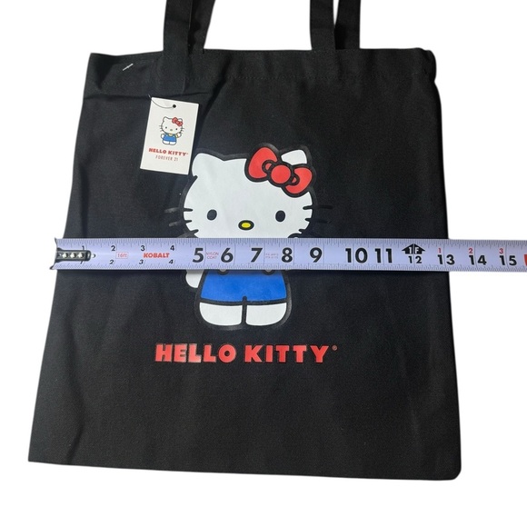 Hello Kitty Black Graphic Tote black bag New with tags - Picture 8 of 8
